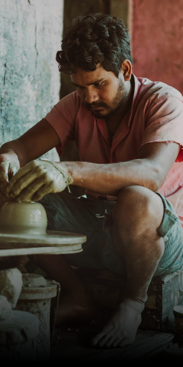 Indian Artisan at Work